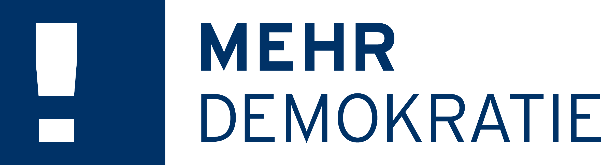 Logo von Mehr Demokratie e.V. zum Ausdrcucken